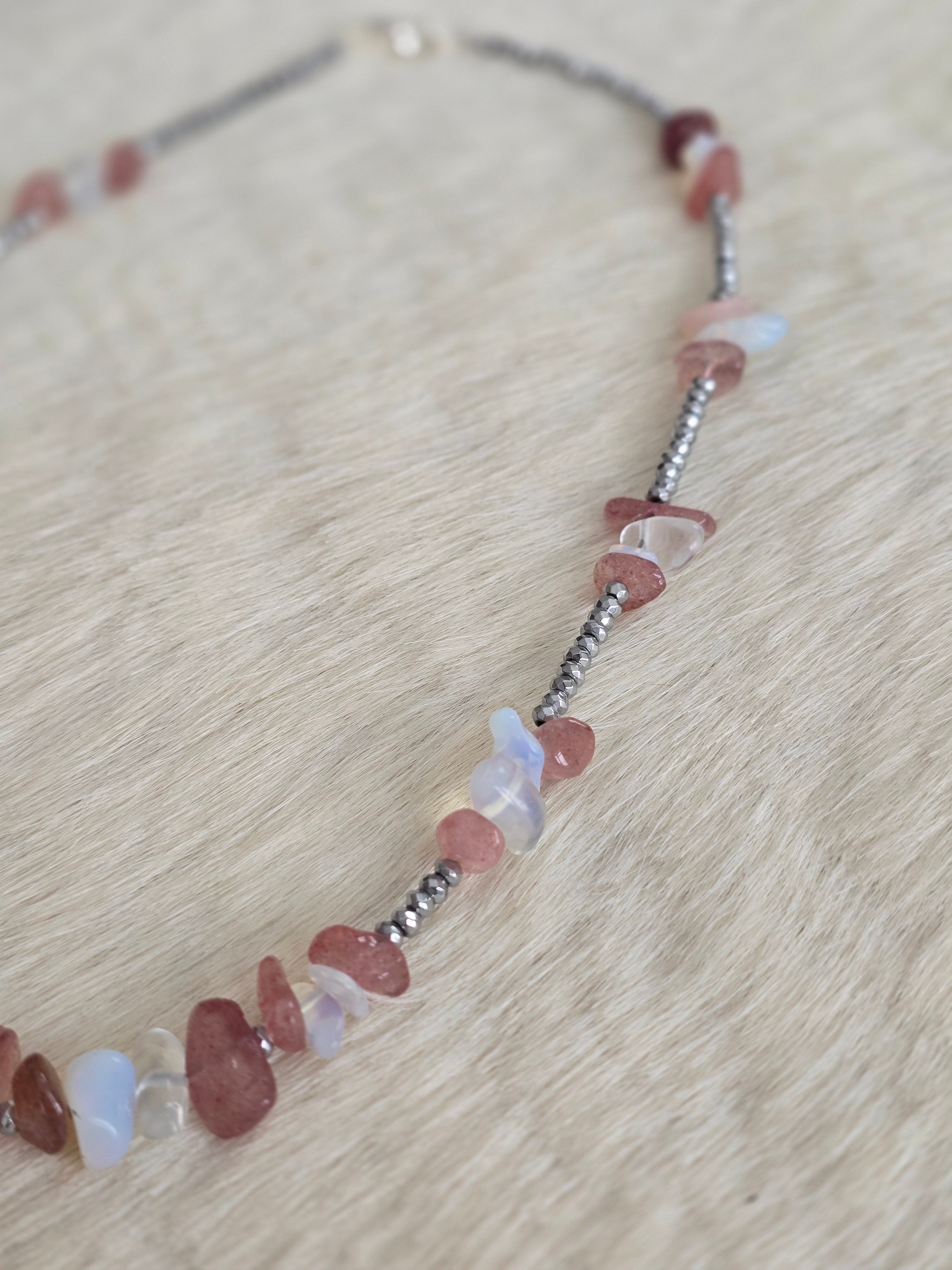 Quartz & Opal Necklace
