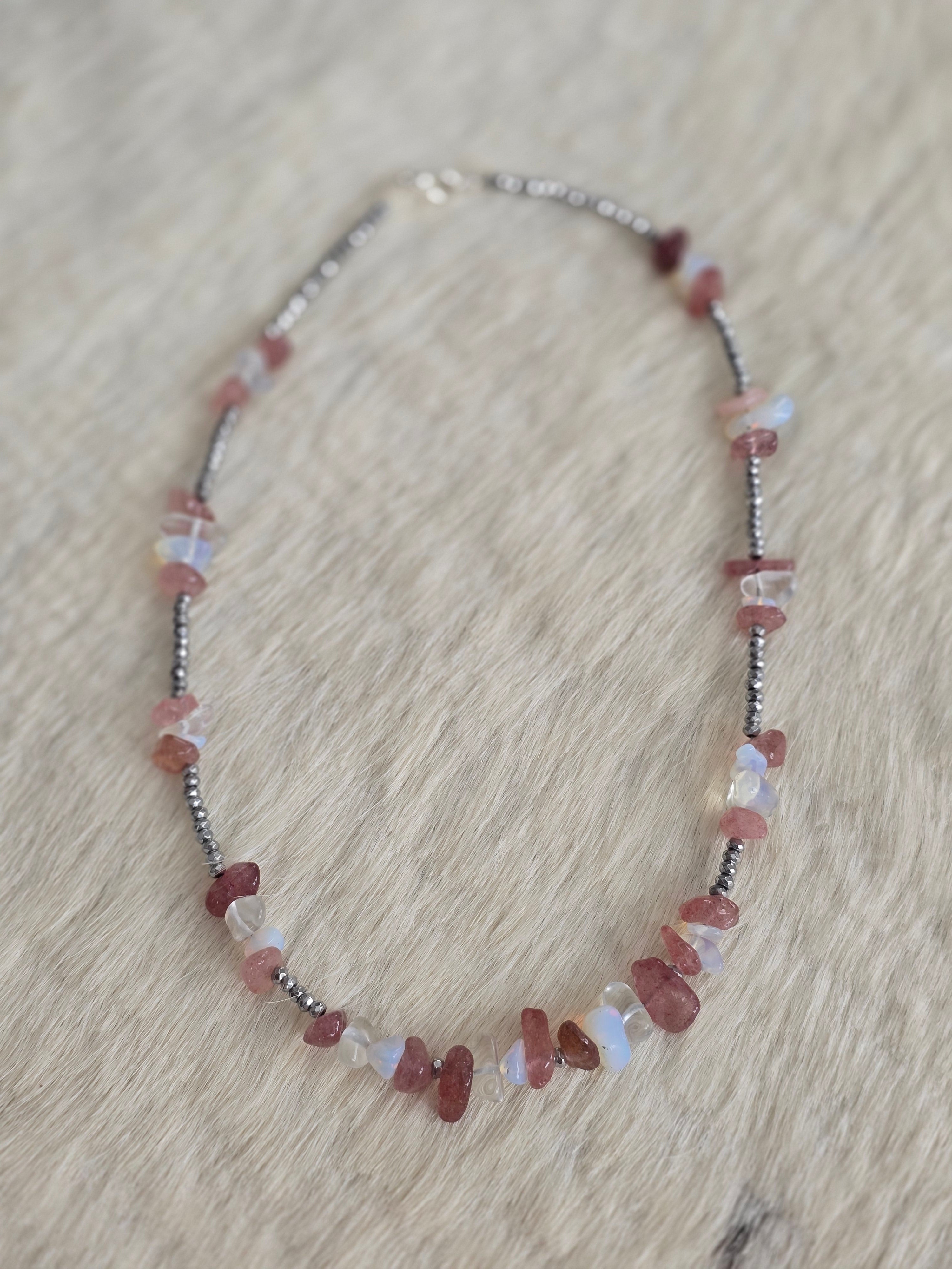 Quartz & Opal Necklace