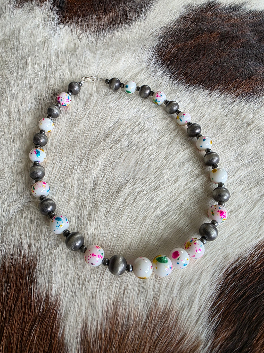 Rainbow Bead Necklace