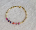 Pink Dahlia Bracelet