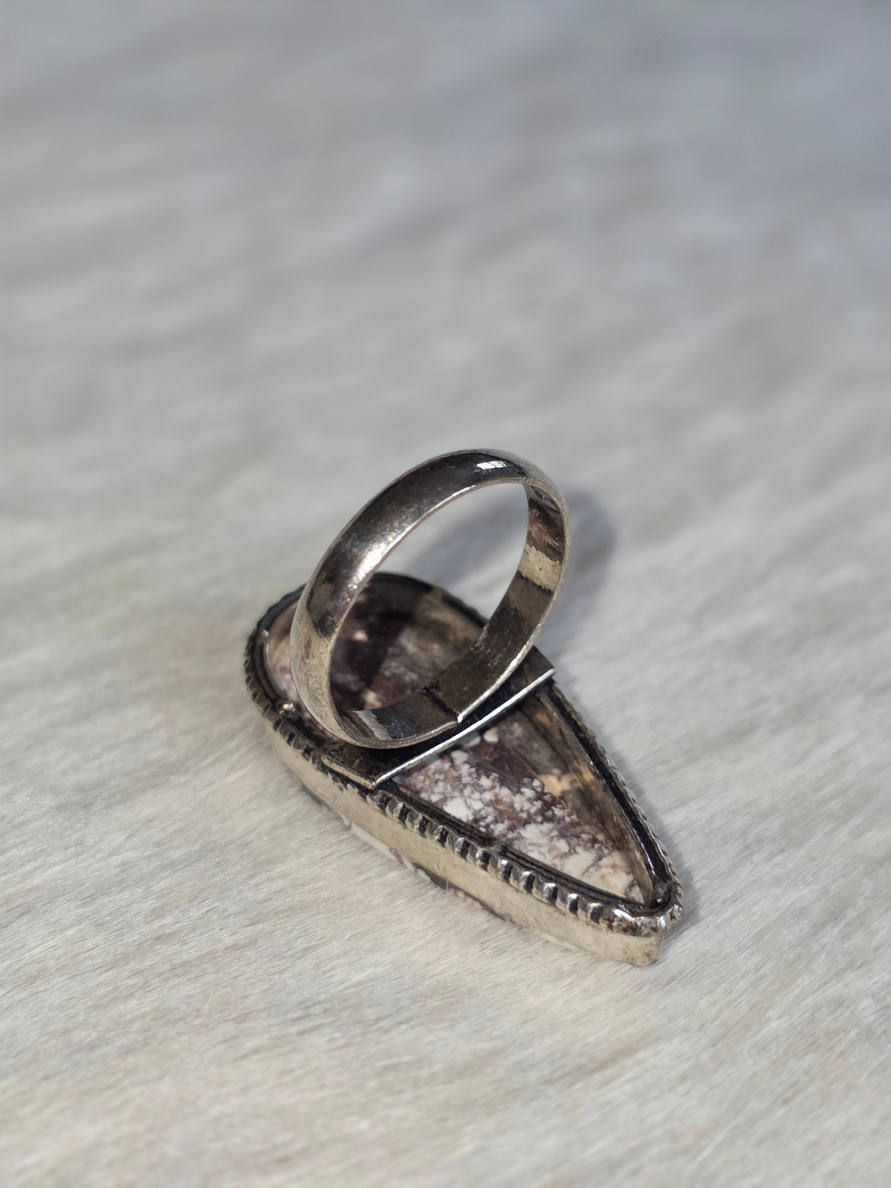 Sterling Howlite Ring