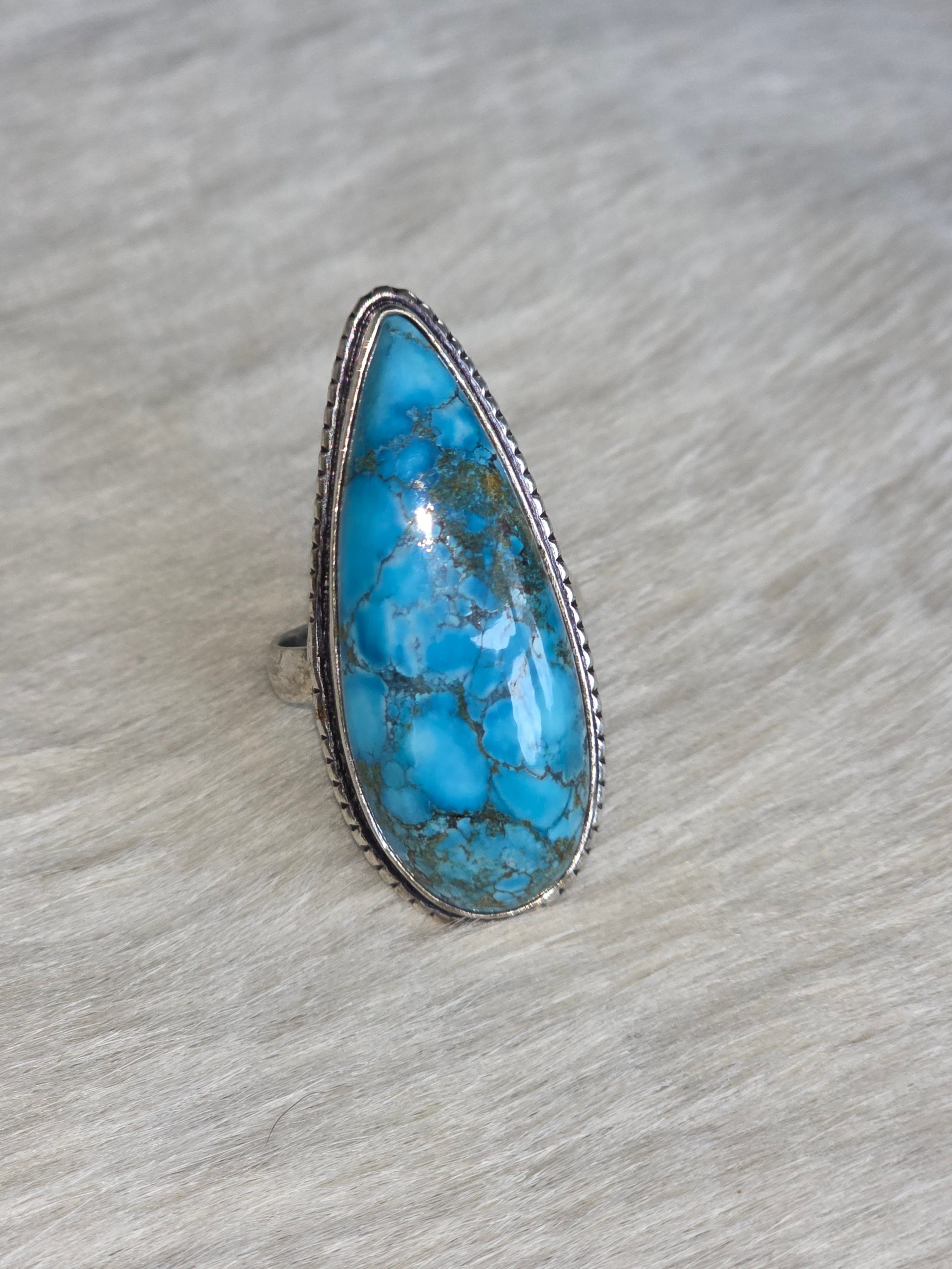Howlite Sterling Ring