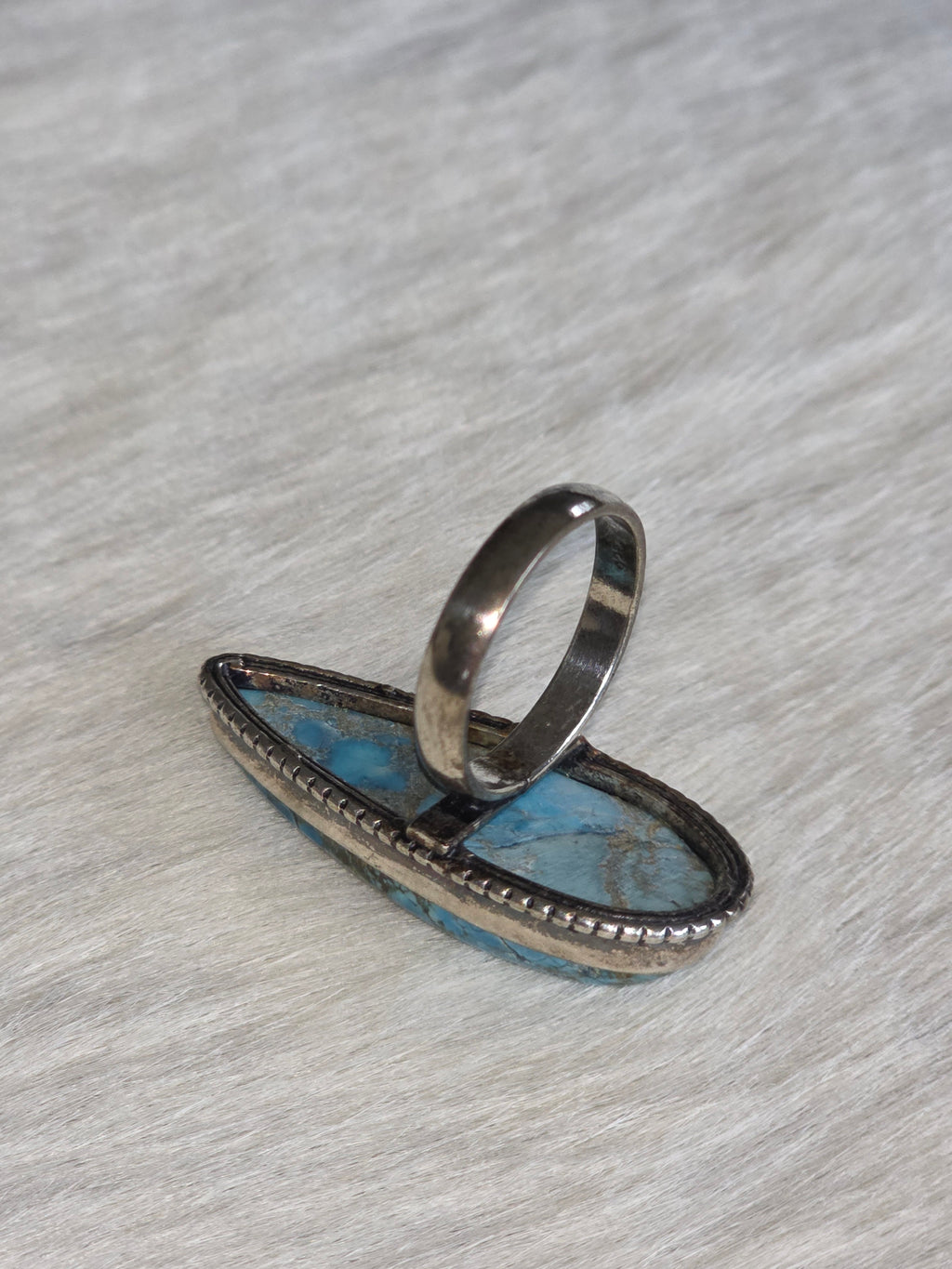 Howlite Sterling Ring