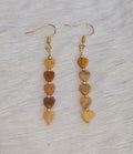 Jade Heart Dangles