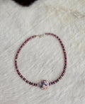 Pink & Pearl Horse Necklace