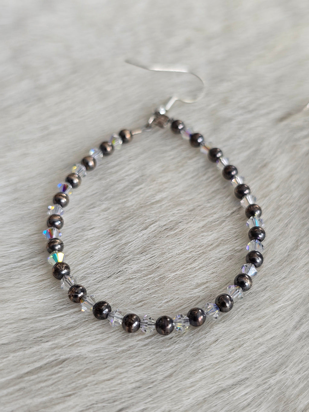 Pearl & Crystal Teardrops