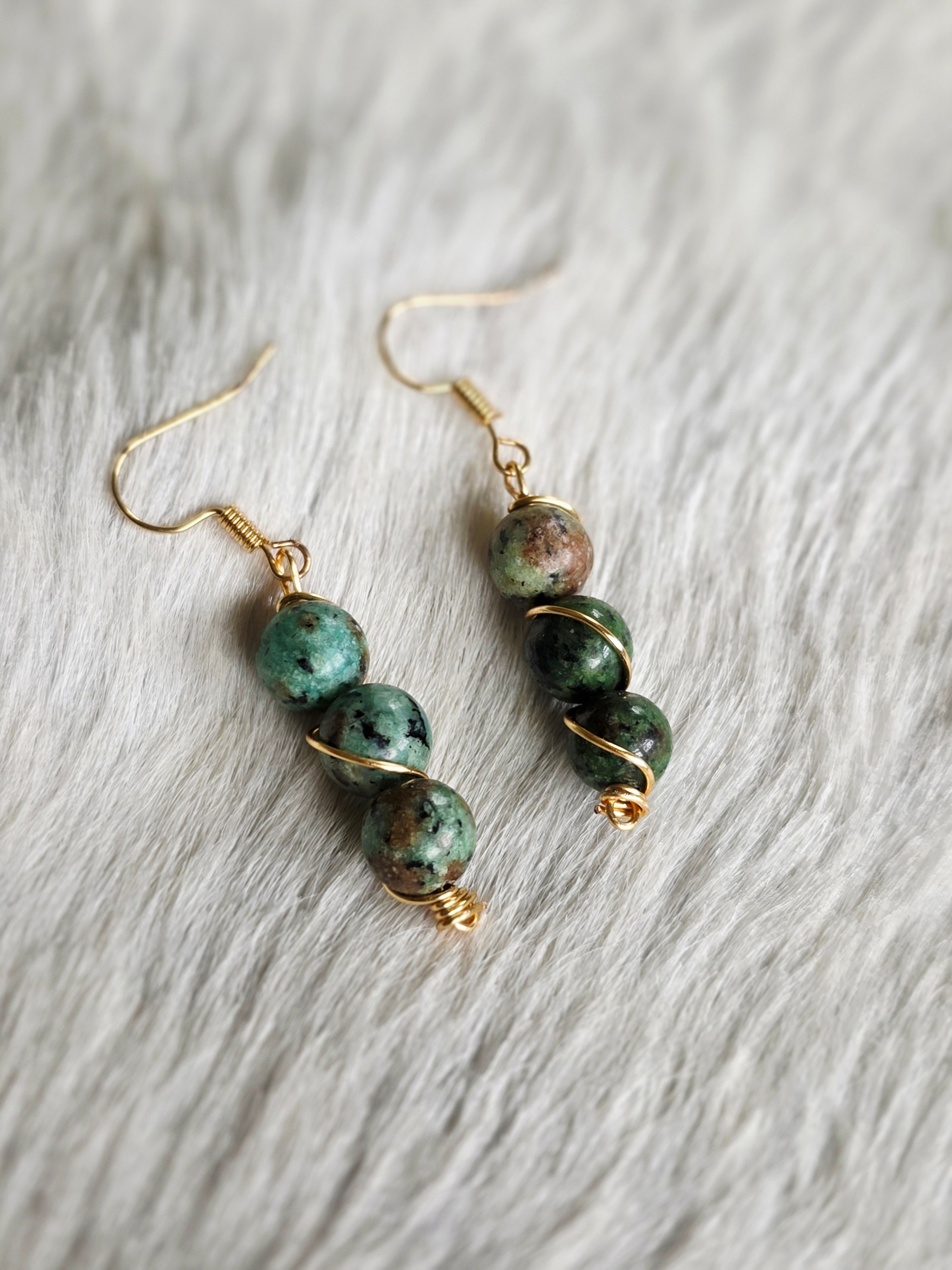 Wire Wrapped Earrings