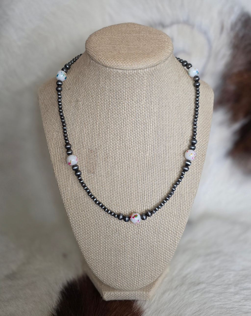 Rainbow Bead Necklace