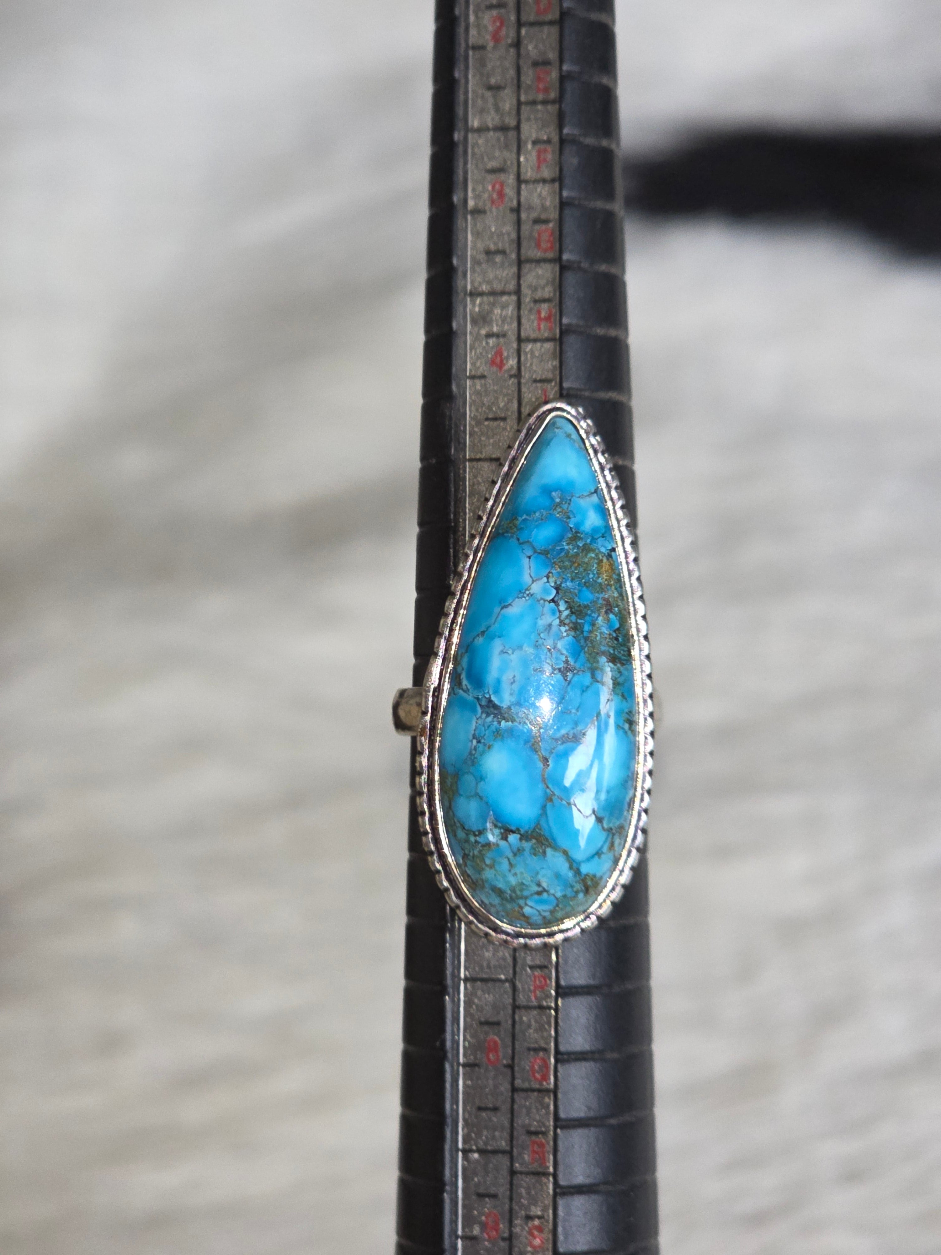 Howlite Sterling Ring