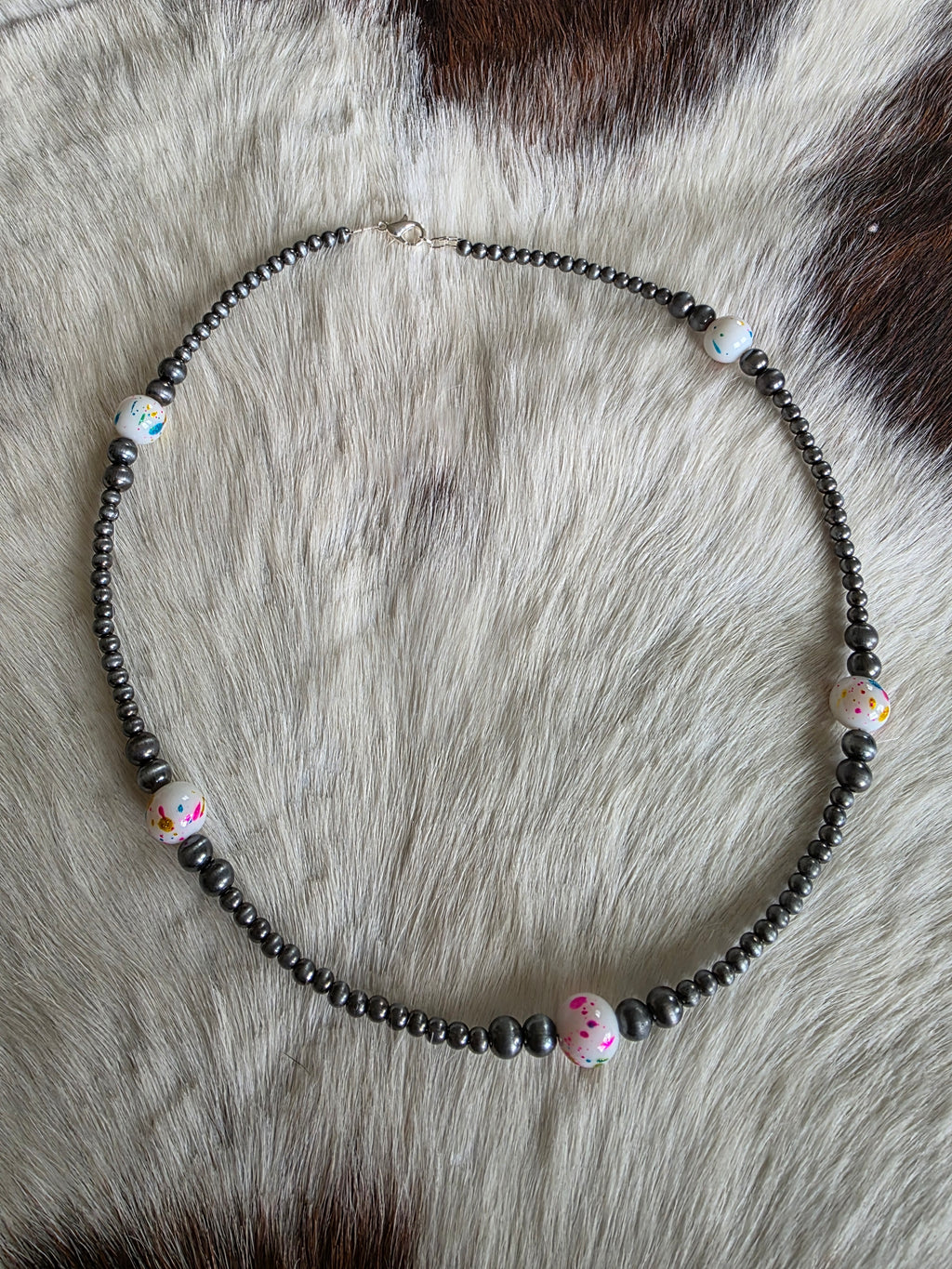 Rainbow Bead Necklace